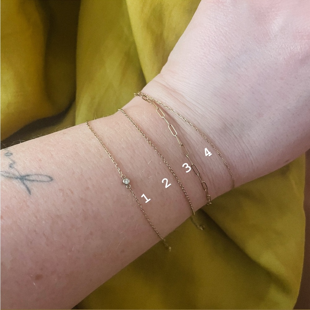 Catbird Neapolitan Gold Bracelet - Picture 3 of 3
